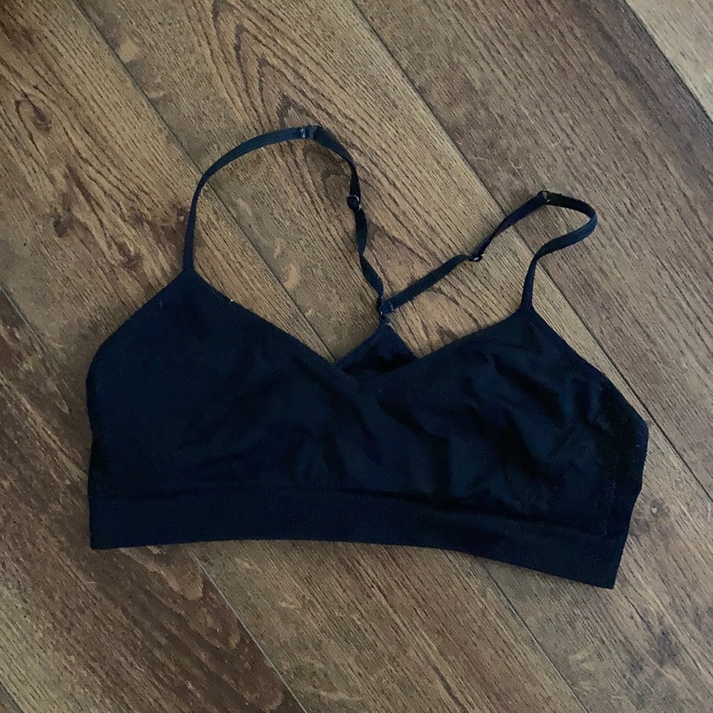 PINK ribbed bralette